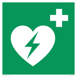 E010 safe condition automated external heart defibrillator